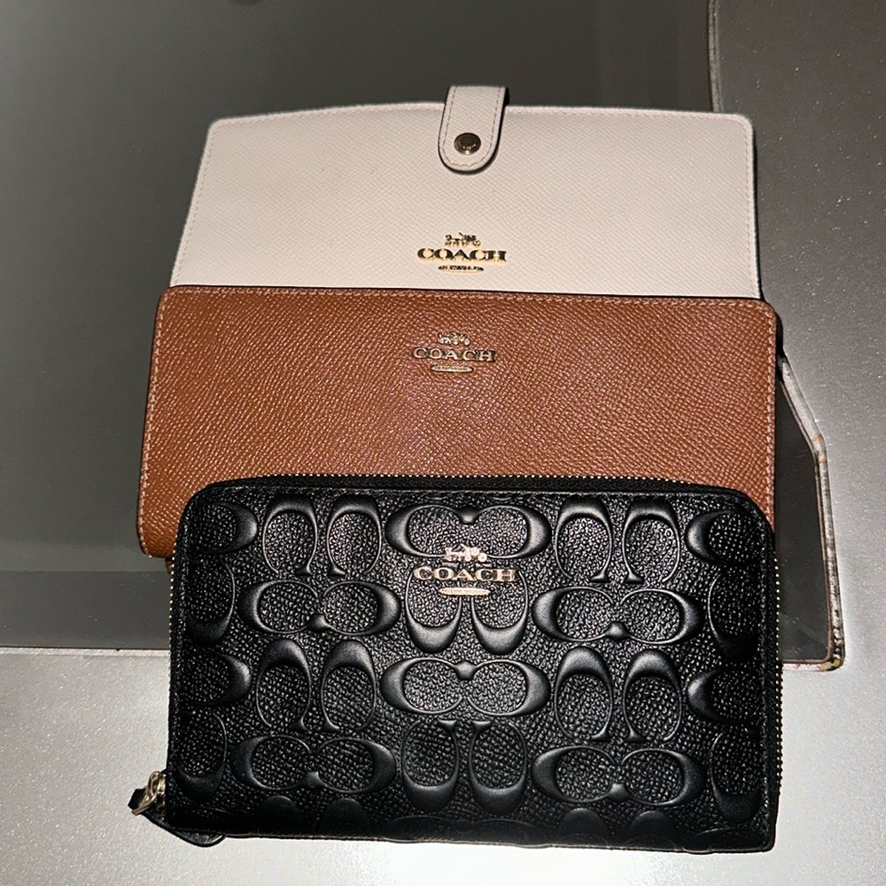 Coach Wallet Trio